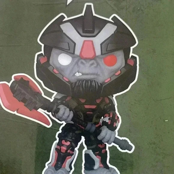 Funko Pop #22 Halo Escharum With Gravity Axe New In Box - Picture 6 of 7